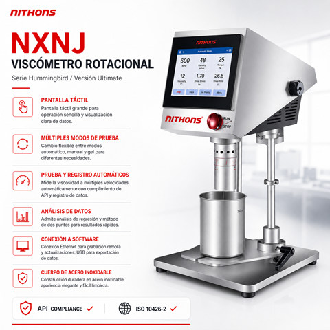Viscosímetro Rotacional de Servicio Pesado (Heavy-Duty) para Fluidos de Alta Densidad NXNJ