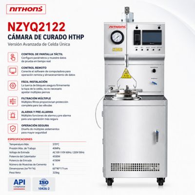 Cámara de Curado de Alta Presión y Alta Temperatura (HTHP) Ultimate NZYQ2122