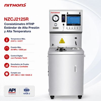 Consistómetro de Alta Presión y Alta Temperatura (HTHP) de Una Celda NZCJ2125R