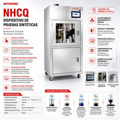 Dispositivo de Síntesis y Reacción Hidrotérmica de Alta Presión Serie NHCQ (1L / 3L)